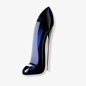 EMPTY 👠👠Carolina Herrera Black and Blue Perfume Bottle